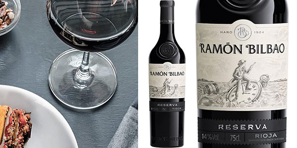 Chollo Vino tinto Ramon Bilbao Reserva 2016 de 750 ml