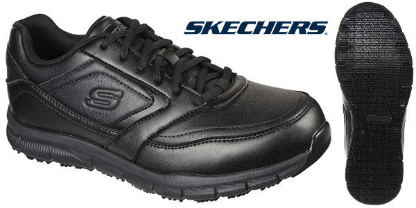 Chollo Zapatos Skechers Work Relaxed Fit: Nampa SR para hombre