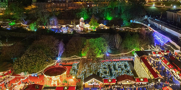 mercadillo Navidad Edimburgo