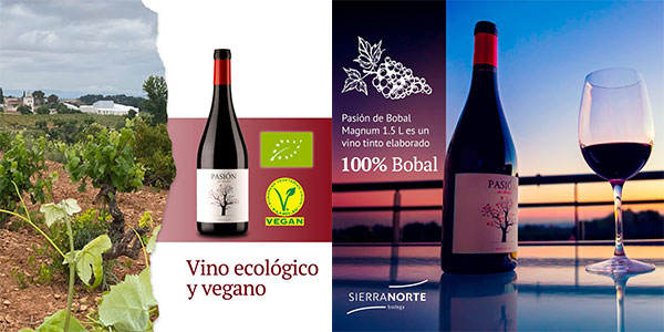 Pack de 6 botellas de vino tinto Pasión de Bobal Magnum de 1,5 litros barato