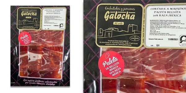 Paleta ibérica Galocha barata