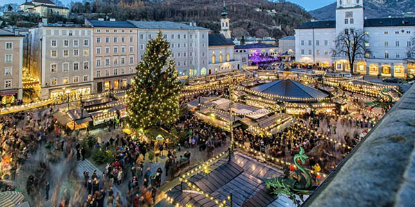 Salzburgo mercado Navidad