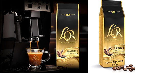 Chollo Café en grano natural L'Or Espresso Classique de 500 g