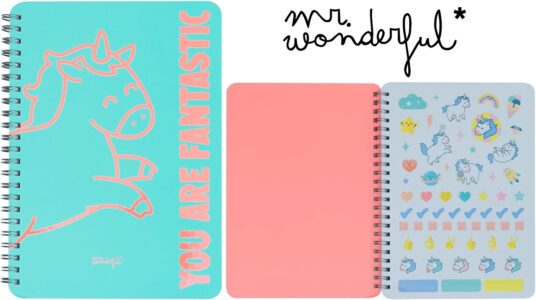 Chollo Libreta A4 Unicornio Mr Wonderful You Are Fantastic