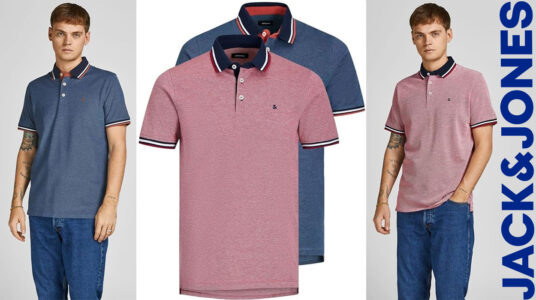 Chollo Pack de 2 polos Jack & Jones Jjepaulos para hombre