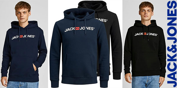 ▷ Chollo Pack de 2 sudaderas Jack & Jones con capucha para hombre por sólo  30€ con envío gratis (-50%)