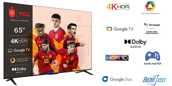 hunde el precio de esta smart TV barata con pantalla QLED 4K de 43  pulgadas, Dolby Atmos y HDMI 2.1
