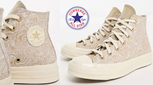 Chollo Zapatillas Converse Chuck Taylor All Star con estampado ondulado para mujer