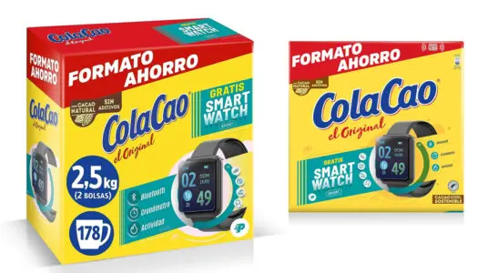 ColaCao 2,5 kg + smartwatch