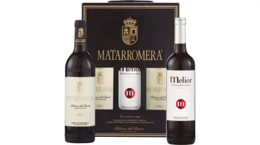 Estuche regalo vino tinto Matarromera 2018