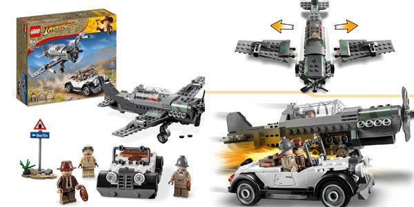 LEGO Indiana Jones persecución del caza barato