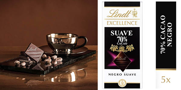 Lindt Excellence 70% cacao tabletas chocolate baratas