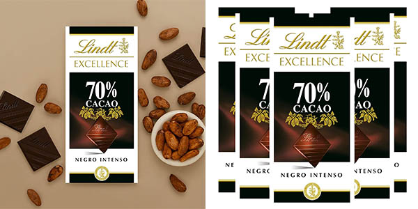 Lindt Excellence 70% cacao pack oferta