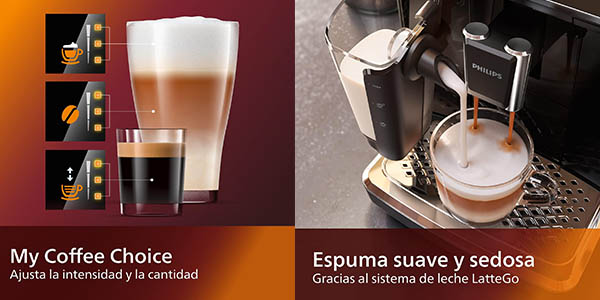 ▷ Chollo Pack Cafetera eléctrica Philips Serie 2200 EP2220/10 + Café en  grano L'OR Espresso Colombia (500 gr) por sólo 247,80€ con envío gratis  (-39%)