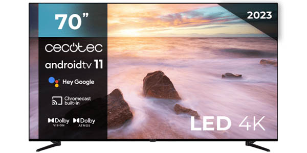 ✓ TV CECOTEC 32 LED HD FAMELESS ANDROIDTV 11 ALH30032