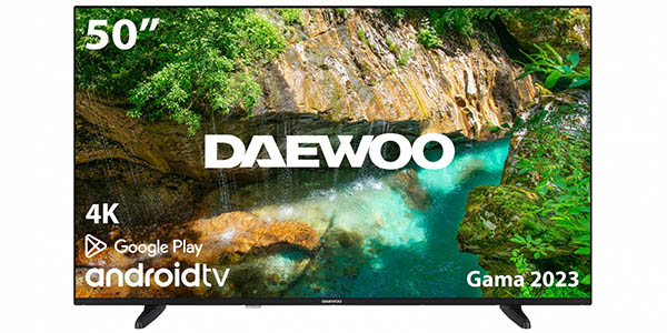 Smart TV Daewoo 50DM62UA UHD 4K de 50" con Android TV
