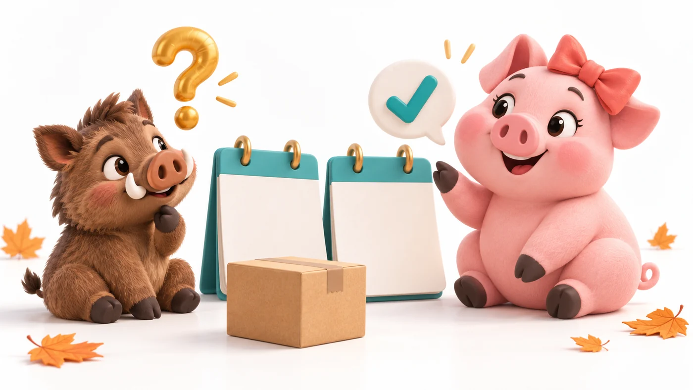 Una cerdita aclara las dudas de un jabalí sobre los dos días de ofertas Prime