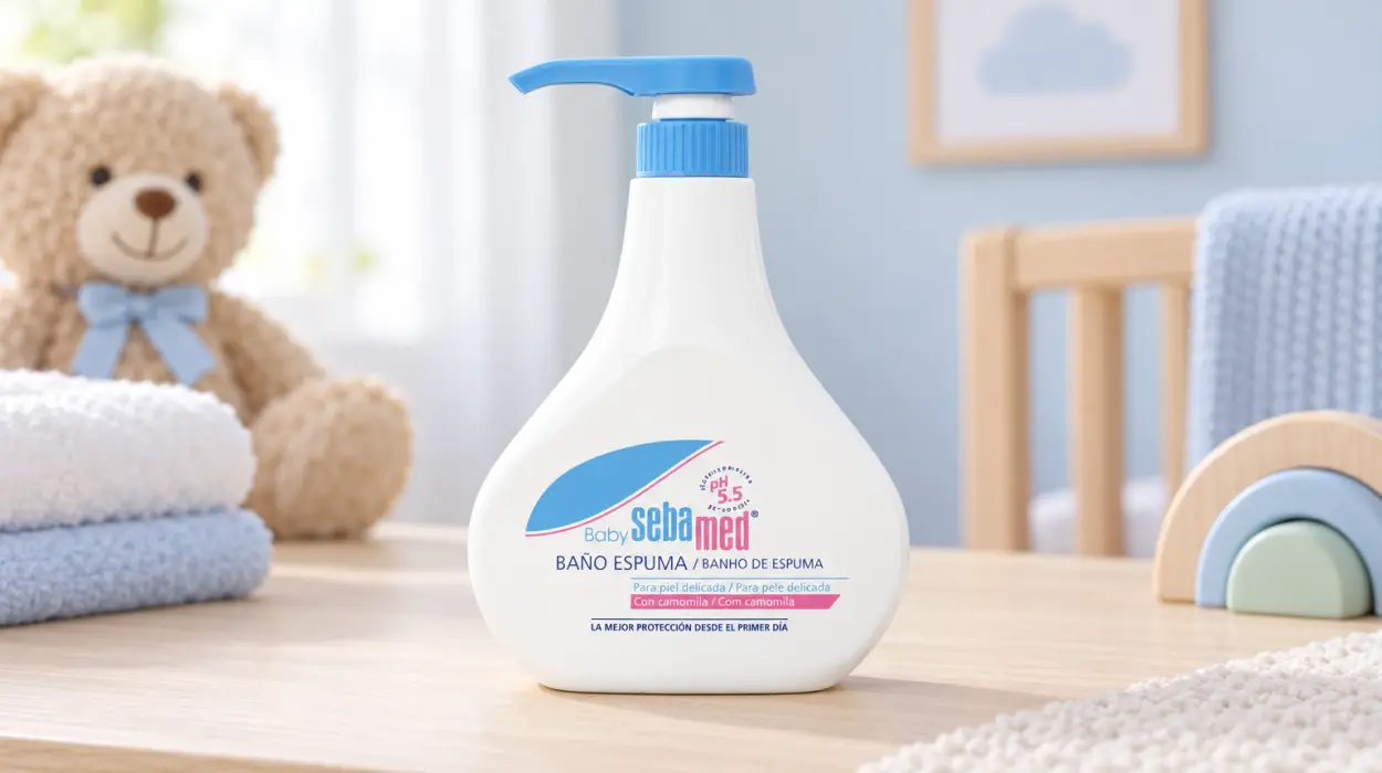 Espuma de baño Baby Sebamed sin jabón para piel sensible, 500 ml