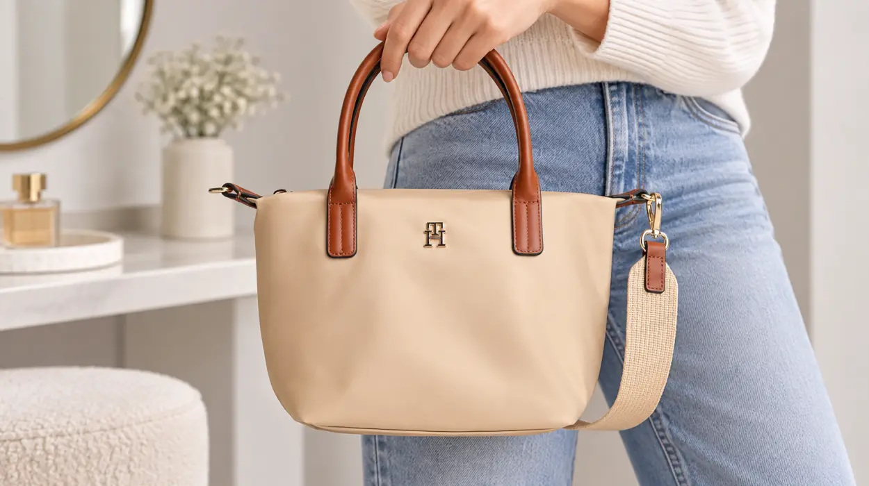 Bolso mini tote Tommy Hilfiger Popette para mujer