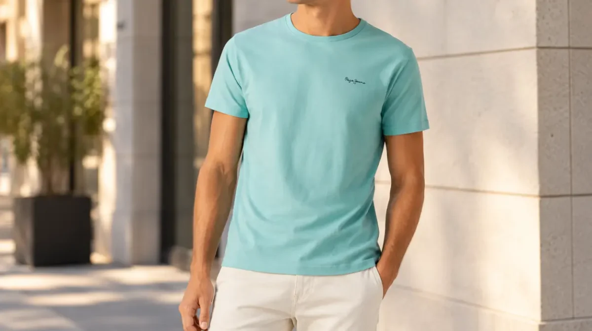 Camiseta Pepe Jeans Original Basic 3N ajustada de manga corta para hombre