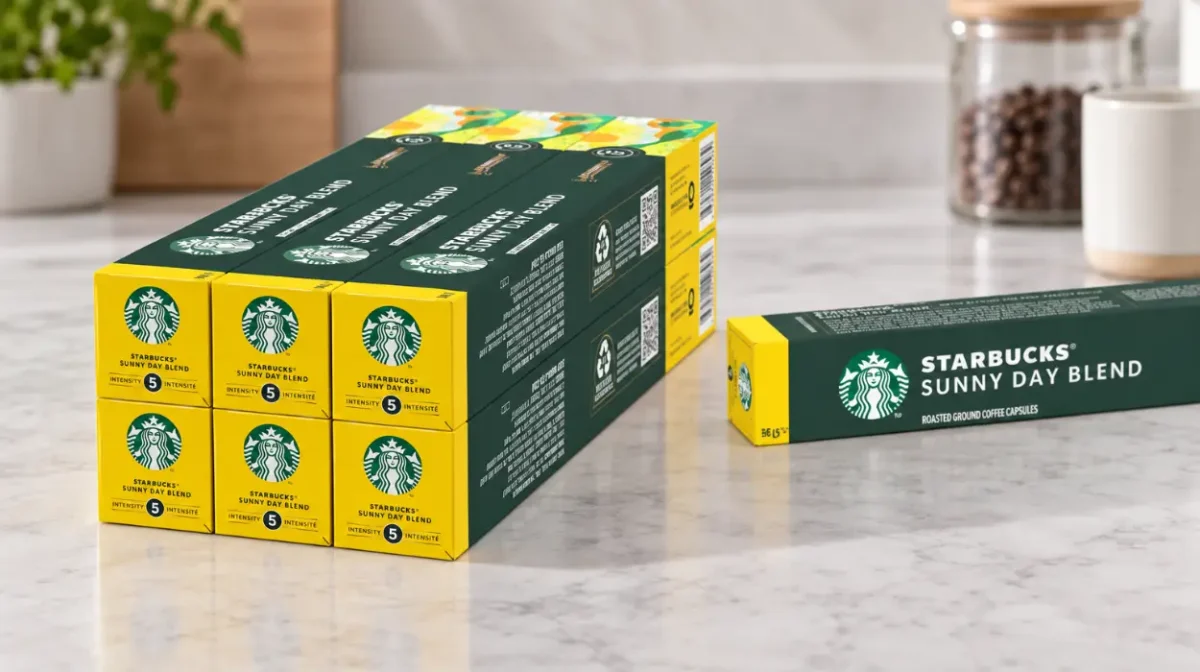 Pack 60 cápsulas de café Starbucks Sunny Day Blend para Nespresso