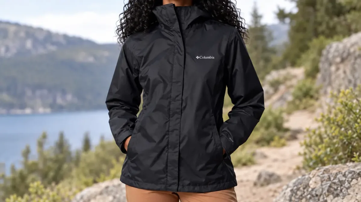 Chaqueta impermeable Columbia Arcadia II para mujer, plegable y transpirable