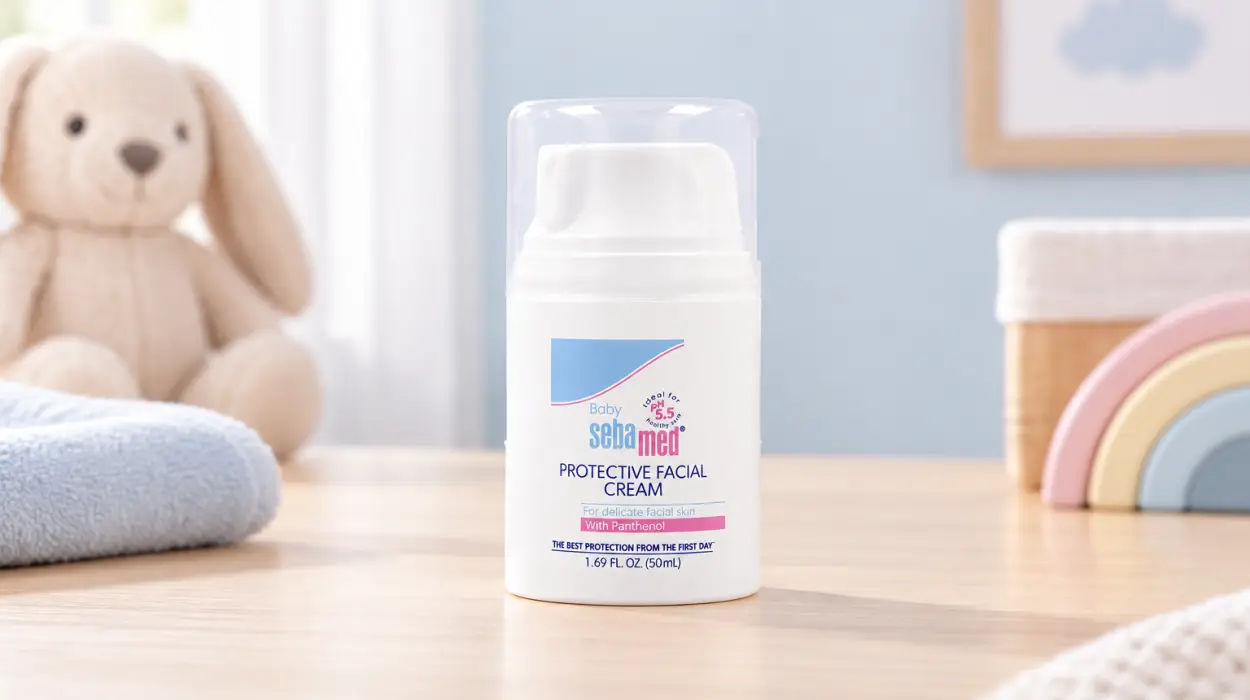 Crema facial protectora Baby Sebamed para la piel delicada del bebé