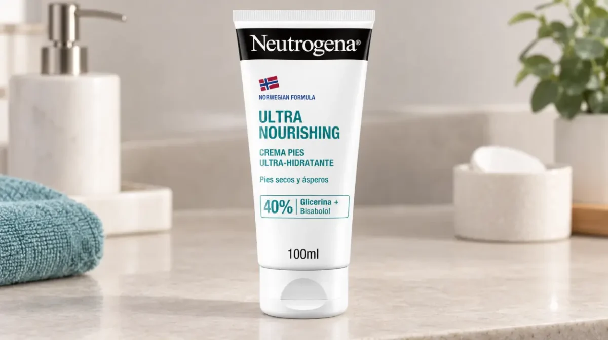Crema de pies Neutrogena Fórmula Noruega de 100 ml para piel seca
