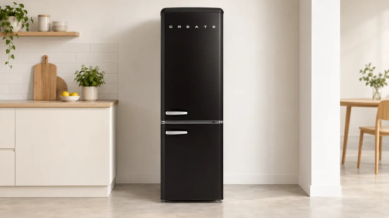 Frigorífico combi Create Stylance de 244 l con diseño retro