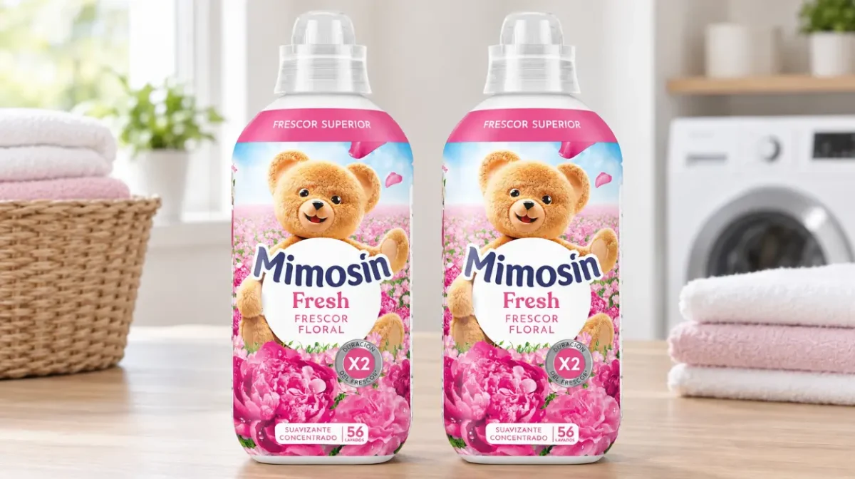 Pack x2 Suavizante Concentrado Mimosín Frescor Floral (112 lavados total)