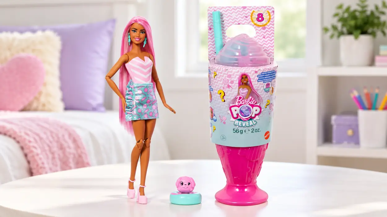 Muñeca Barbie Pop Reveal Serie Treat con ocho sorpresas y accesorios
