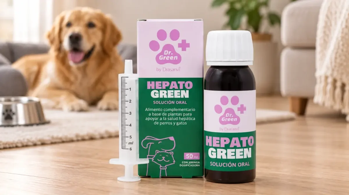 Protector hepático para perros Drasanvi Hepatogreen en solución oral