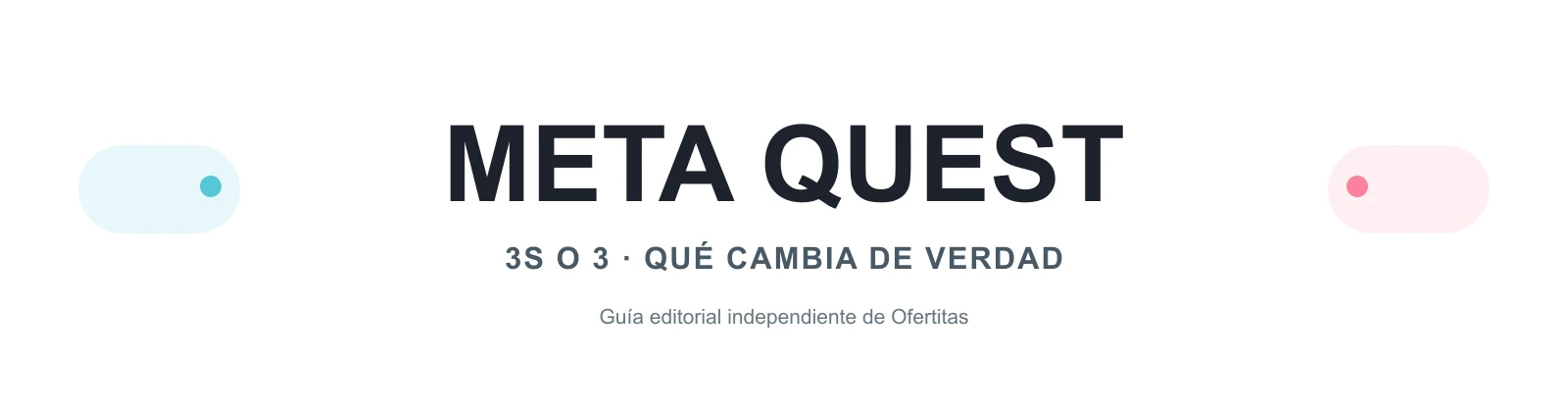 Meta Quest en Black Friday: diferencias entre Quest 3S y Quest 3