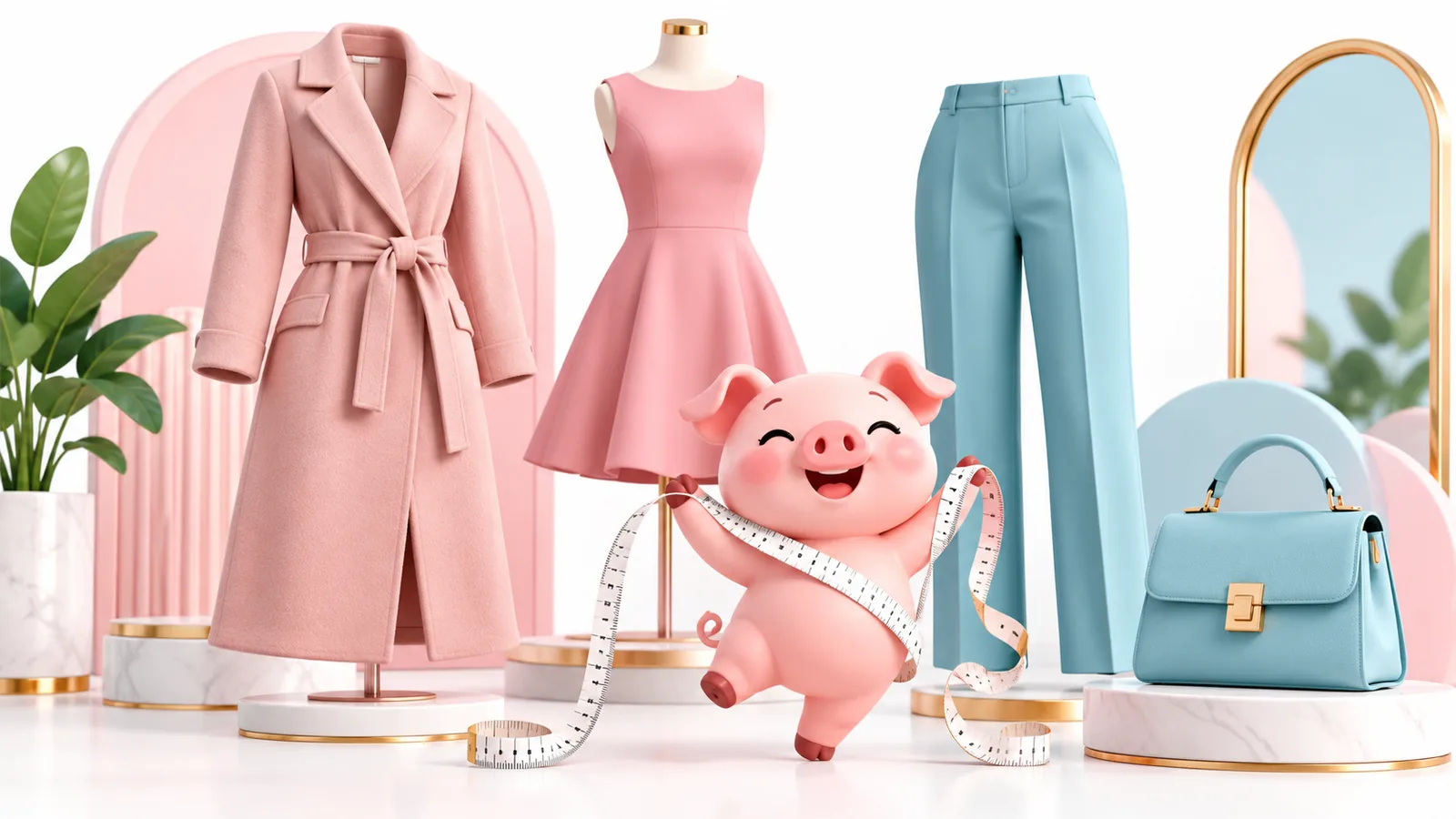 Prendas de Sfera ilustradas con criterios de talla y composición