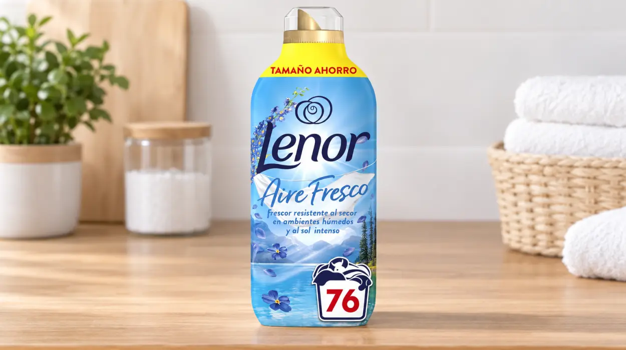 Suavizante Lenor Aire Fresco Frescor Alpino para 76 lavados