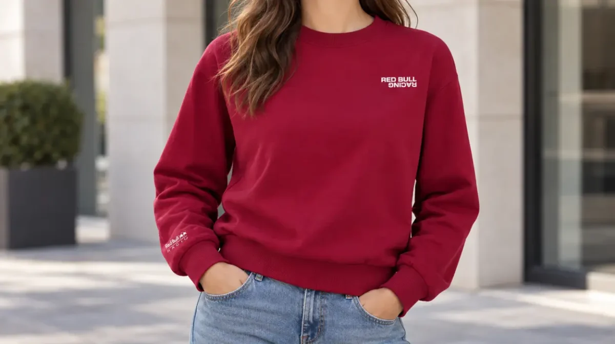 Sudadera Red Bull Racing x Pepe Jeans Reflect Logo Crew para mujer en varios colores