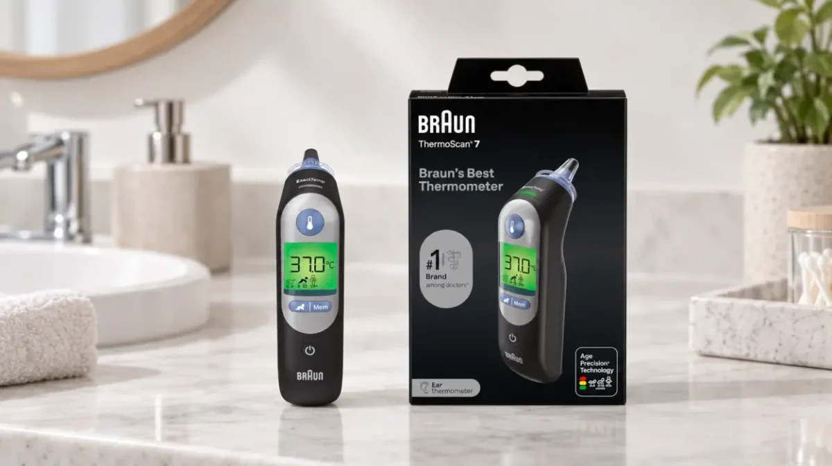 Termómetro de oído Braun ThermoScan 7 con tecnología Age Precision