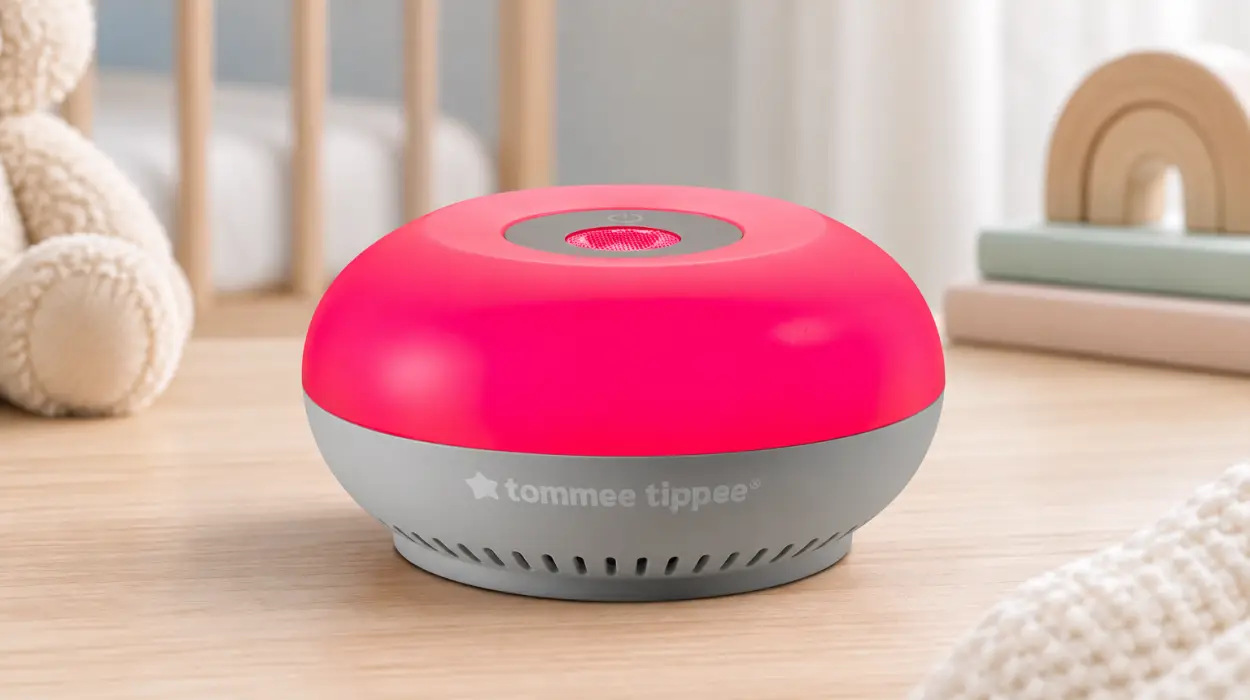 Dispositivo para dormir bebés Tommee Tippee Dreammaker con luz roja, ruido rosa y CrySensor
