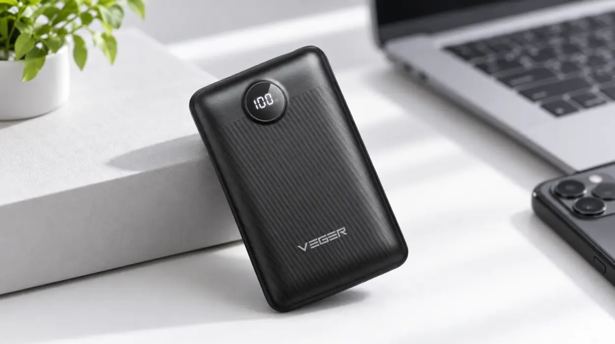 Batería portátil Veger de 20.000 mAh con carga rápida de 22,5 W