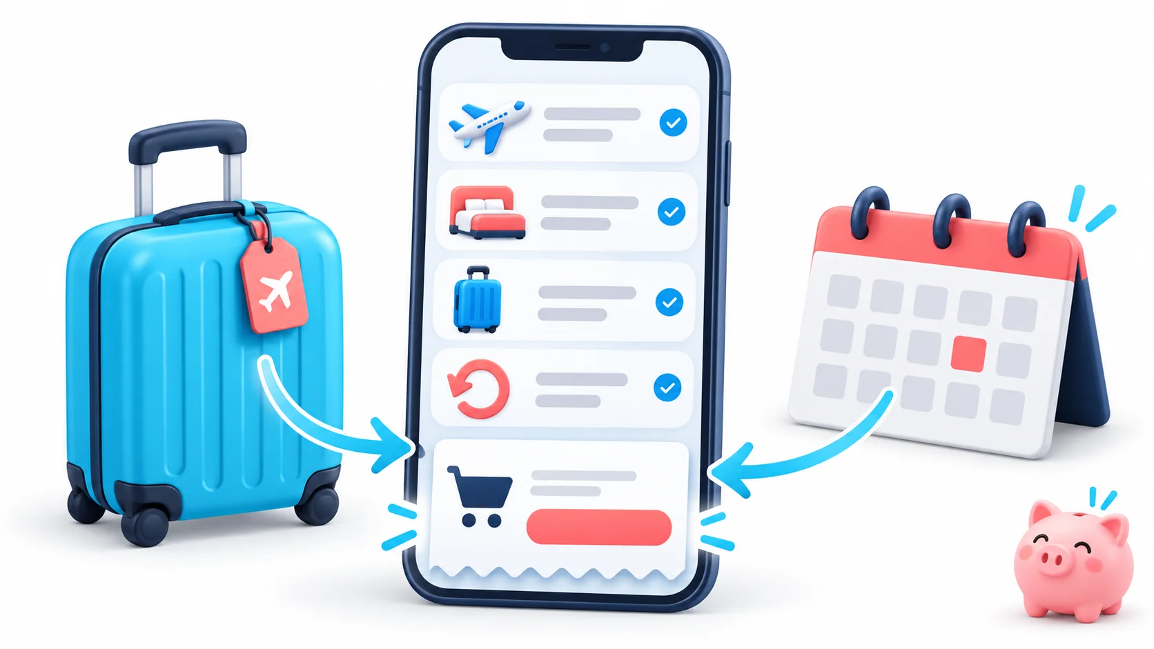 Al comparar un viaje hay que sumar vuelo, alojamiento, equipaje y condiciones de cancelación
