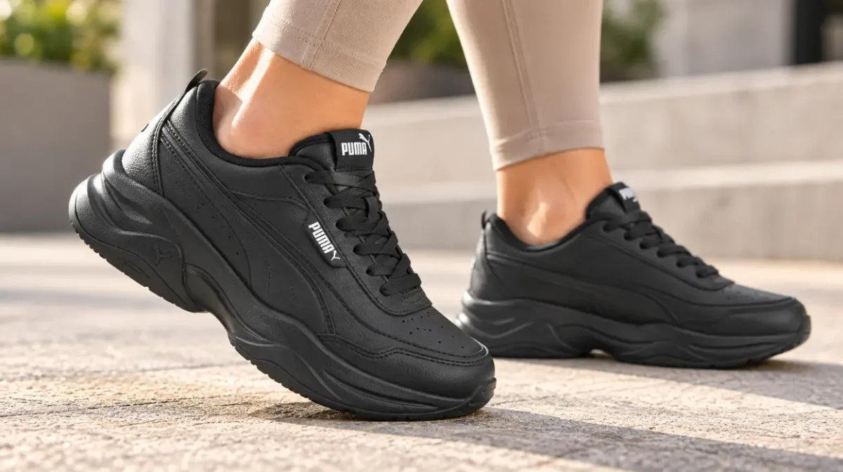 Estas zapatillas Cilia Mode negras para mujer son geniales para ir cómoda en tus planes urbanos y bajan a un precio muy TOP en Amazon