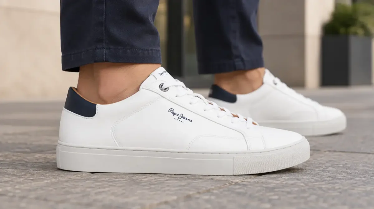 Zapatillas Pepe Jeans Joe Basic de corte bajo con suela cupsole clásica
