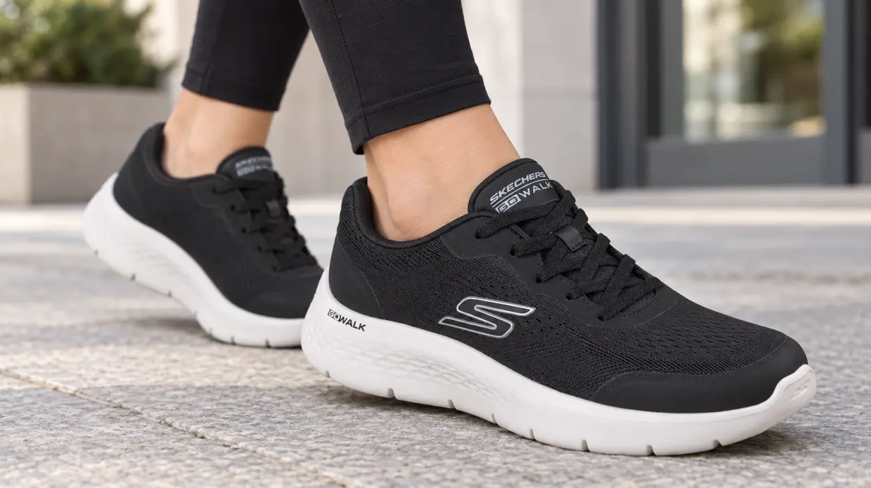 Zapatillas Skechers GO Walk Flex Serenity para mujer con malla transpirable