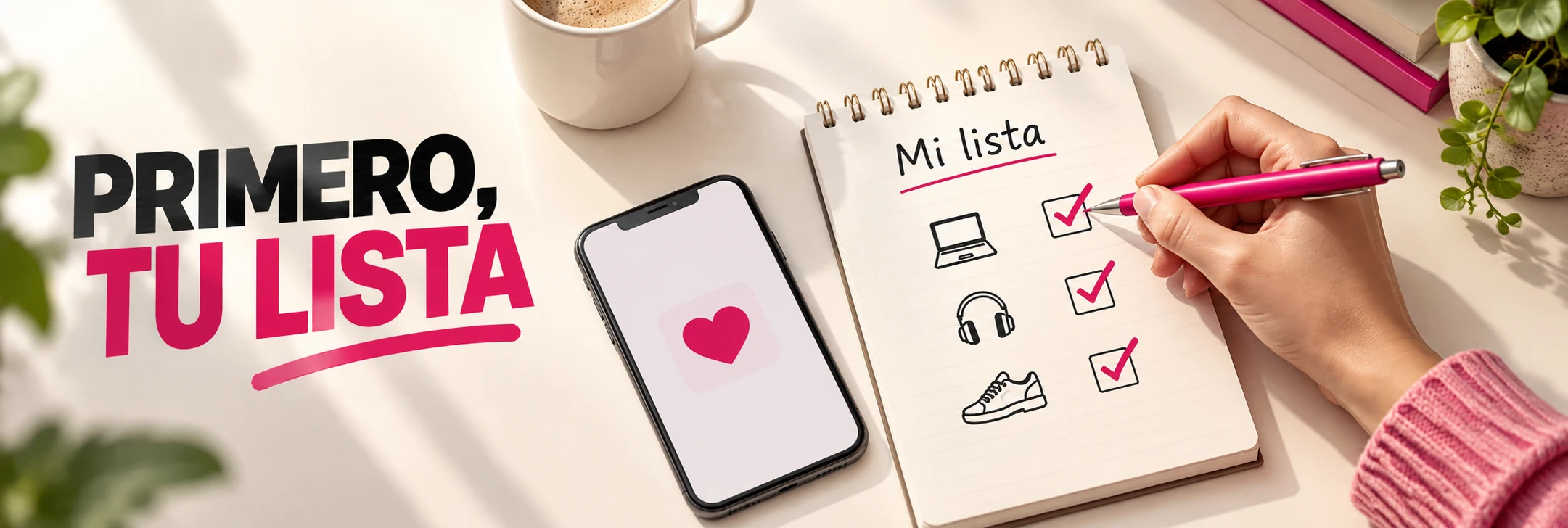 Haz una lista con lo que realmente necesitas comprar