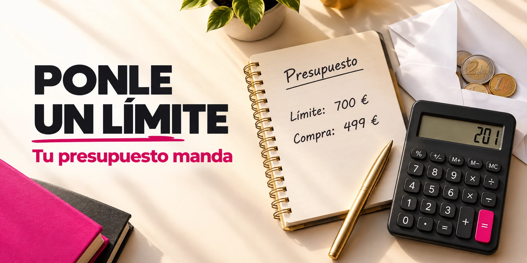 Fija tu presupuesto antes de comprar