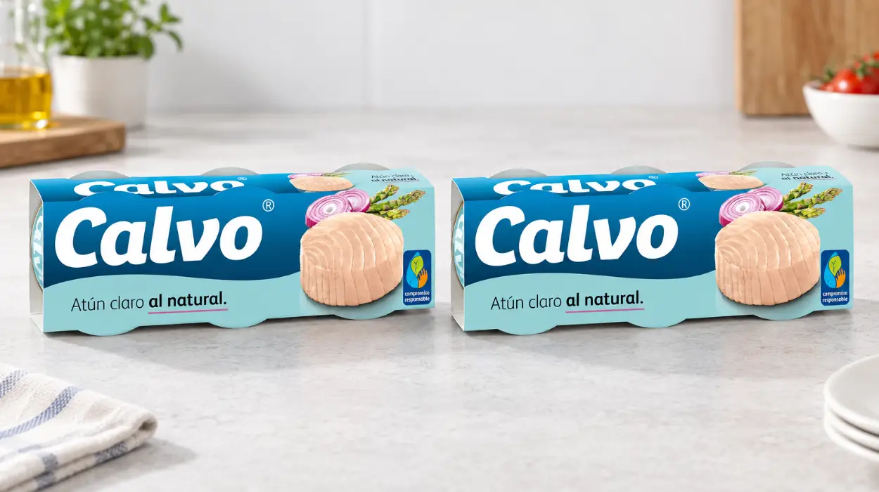 Pack de 6 latas de Atún Claro Calvo al Natural