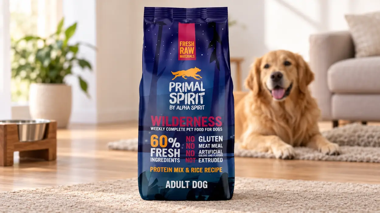 Pienso para perros Alpha Spirit Primal 60% Wilderness de 12 kg