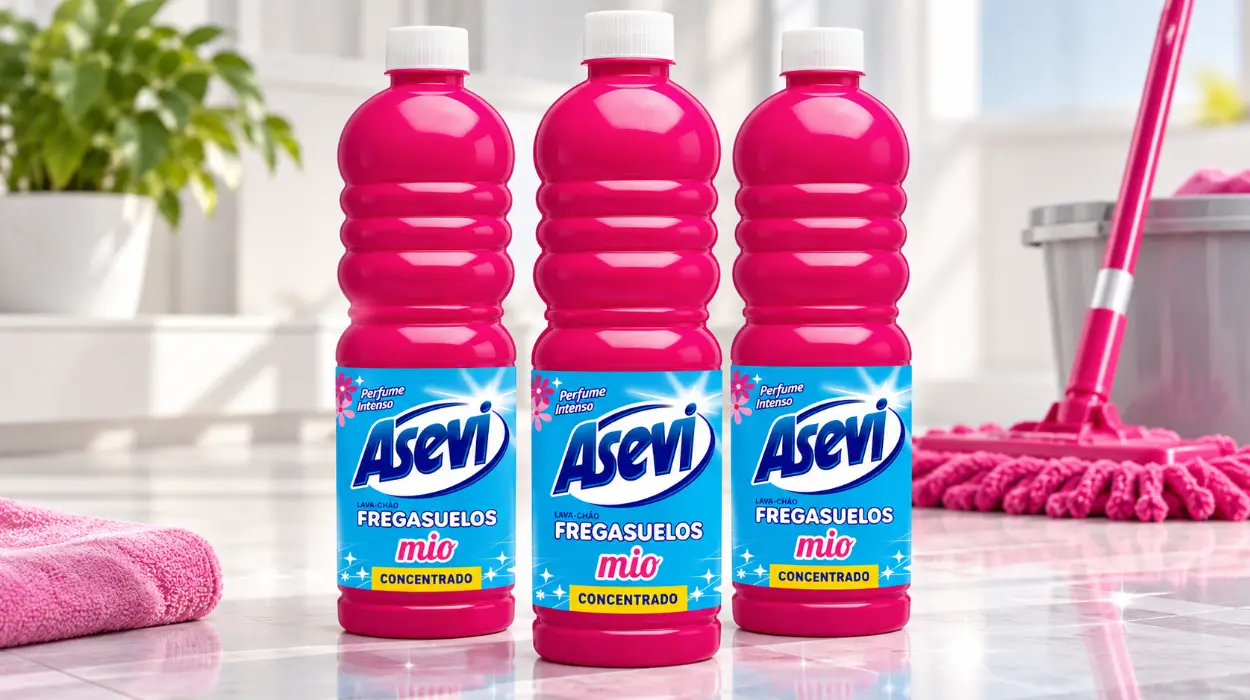 Pack x3 Fregasuelos perfumado Asevi Mio de 950 ml con pH neutro