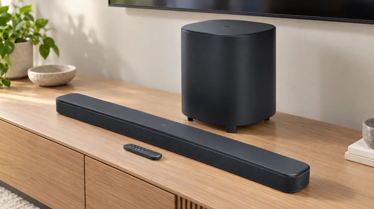 Barra de sonido JBL Bar 500 MK2 con Dolby Atmos y subwoofer inalámbrico