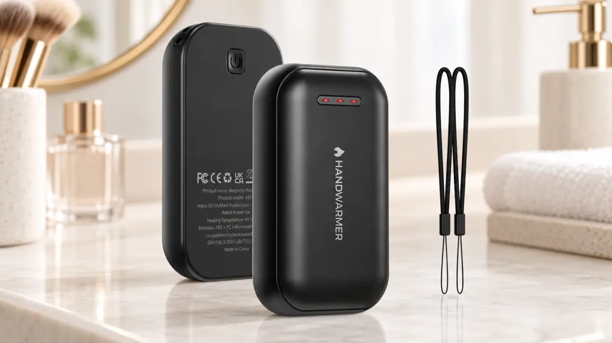 Calentadores de manos magnéticos recargables 2 en 1 con batería de 6000 mAh